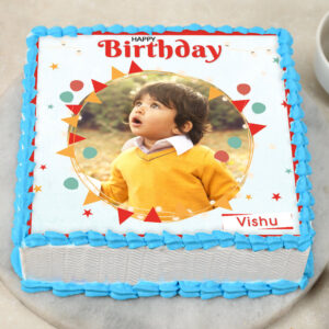 Birthday Photo Cake